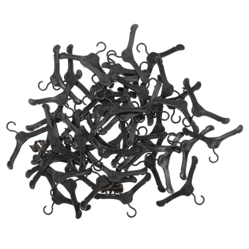 PHENOFICE Mini-kleiderbügel-Spielzeug Aus Kunststoff 100 Stück Puppenkleiderbügel Kleine Simulations-kleiderbügel Zum Aufhängen Von Puppenkleidung von PHENOFICE