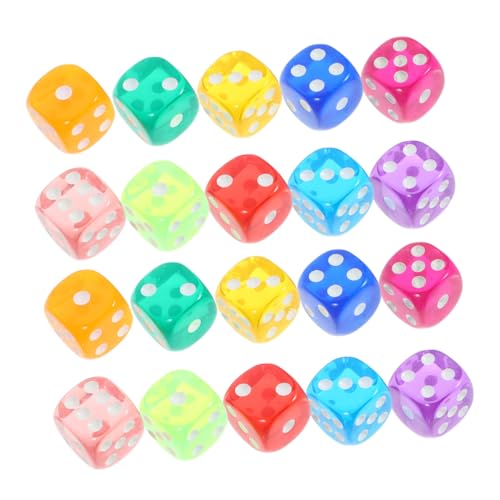 PHENOFICE 100 Stück Transparente Spielwürfel, Mehrseitige Würfel, Brettspielwürfel, Mehrseitige Würfel, Spielwürfel Fürs Klassenzimmer, Standard Spielwürfel, Kreative Brettspiele, PHENOFICE 100 Stück Transparente Spielwürfel, Mehrseitige Würfel, Brettspielwürfel, Mehrseitige Würfel, Spielwürfel Fürs Klassenzimmer, Standard Spielwürfel, Kreative Brettspiele, von PHENOFICE