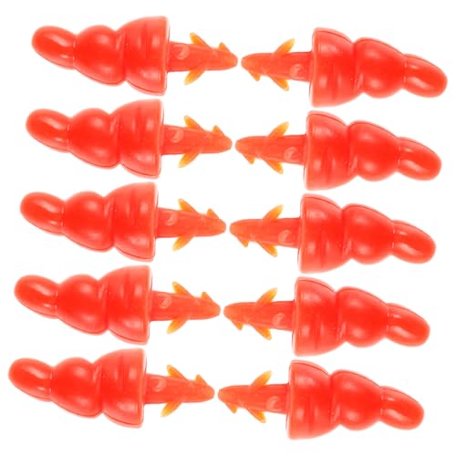 PHENOFICE 100 Stücke Schneemann Nase Handwerk Weihnachten Schneemann Dekorieren Nase Schneemann Machen Material Für Weihnachten von PHENOFICE