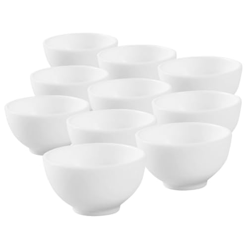 PHENOFICE 10St Mini-Bowl-Modell Dinosaurierspielzeug Babyspielzeug Mini-Essen Miniatur Badespielzeug Puppe Plastik schüsseln Plastik Schalen Mini-Hausdekoration Mini-Hausküchenschüssel Weiß PHENOFICE 10St Mini-Bowl-Modell Dinosaurierspielzeug Babyspielzeug Mini-Essen Miniatur Badespielzeug Puppe Plastik schüsseln Plastik Schalen Mini-Hausdekoration Mini-Hausküchenschüssel Weiß von PHENOFICE