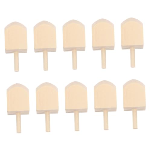 PHENOFICE 10 Stücke Holz Chanukkah-schmucksachen-Set Dreidels Spiele Dekorationen Unbemalt Handwerk Spielzeug PHENOFICE 10 Stücke Holz Chanukkah-schmucksachen-Set Dreidels Spiele Dekorationen Unbemalt Handwerk Spielzeug von PHENOFICE