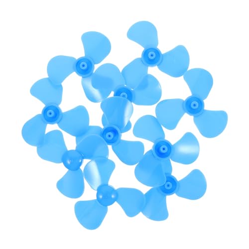 PHENOFICE 10st Kleiner Lüfterflügel Geek Zappeln Zubehör Unterlage Tragbarer Kleiner Halsventilatoren Wiederaufladbar Mini-lüfter USB Reise-Gadgets Bank Sky-Blue Plastik von PHENOFICE
