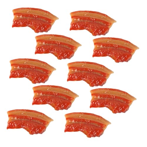 PHENOFICE 10stücke Teiliges Fake Food Modell Realistische Simulation Von Schweinebauch Dekorative Küchenattrappe Für Restaurant Und Fotografie Strapazierfähiges Material Spaßige Spielzeug-Dekoration von PHENOFICE
