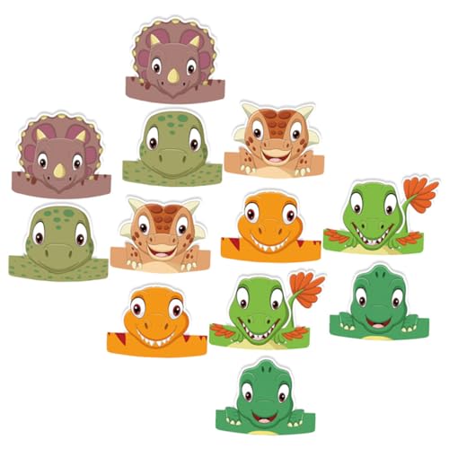 PHENOFICE 12 Stück Dinosaurier-geburtstagsmütze Dinosaurier-element-papierhüte Dinosaurier Dinosaurier-partydekorationen Dinosaurier-dekorationen Geburtstagsmütze Für Figuren Papier PHENOFICE 12 Stück Dinosaurier-geburtstagsmütze Dinosaurier-element-papierhüte Dinosaurier Dinosaurier-partydekorationen Dinosaurier-dekorationen Geburtstagsmütze Für Figuren Papier von PHENOFICE