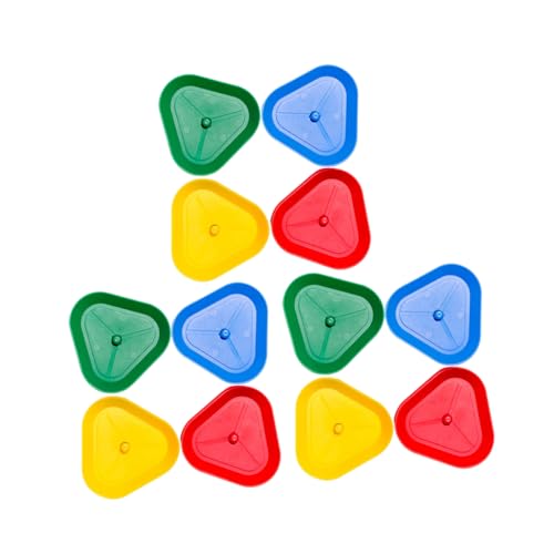 PHENOFICE 12 Stück Kartenhalter Fotohalter Poker Unterstützung Stehender Pokerhalter Rack Kunststoff Pokerhalter Visitenkartenständer Hände Kartenhalter Pokerspiel Zubehör Spielbedarf von PHENOFICE