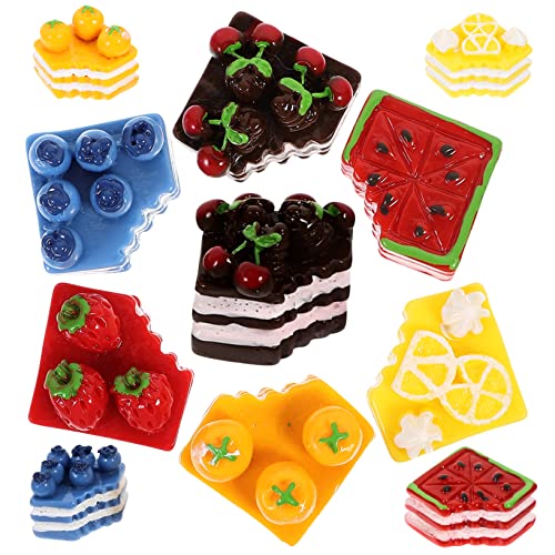 PHENOFICE 12 Stück Mikro Landschaftsdekoration, Mini Ornament, Kopfschmuck Charms, Material, Kopfschmuck Kuchen Charms, Harz Dessert Charms, Simulierte Mini Kuchen Charms Für Kopfschmuck, PHENOFICE 12 Stück Mikro Landschaftsdekoration, Mini Ornament, Kopfschmuck Charms, Material, Kopfschmuck Kuchen Charms, Harz Dessert Charms, Simulierte Mini Kuchen Charms Für Kopfschmuck, von PHENOFICE