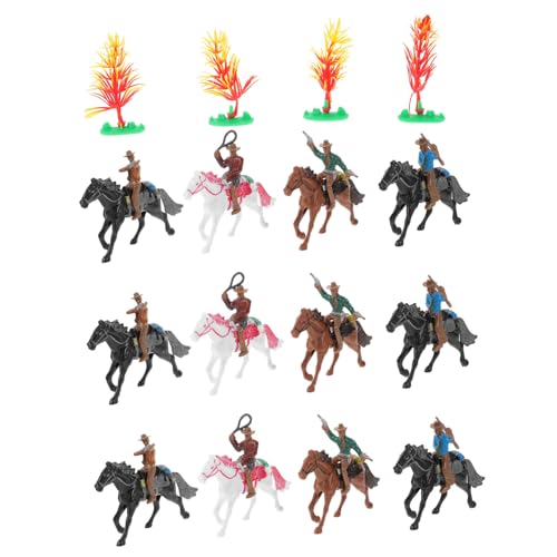 PHENOFICE 12 Stück Western Cowboy Modell, Cowgirl Actionfigur, Sandtisch Dekoration, Modelle, Desktop Modell, Verzierungen, Sandtisch Modell, Mikro Menschenfiguren, Mini Ornamente, Reiter PHENOFICE 12 Stück Western Cowboy Modell, Cowgirl Actionfigur, Sandtisch Dekoration, Modelle, Desktop Modell, Verzierungen, Sandtisch Modell, Mikro Menschenfiguren, Mini Ornamente, Reiter von PHENOFICE