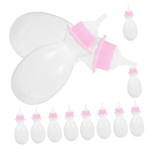 PHENOFICE 12St Babyflasche Puppenflasche plastikflasche Kinderspielzeug-Milchflasche Spielzeugflaschendekoration Spielzeugflaschenmodell Puppenhaus Weiß PHENOFICE 12St Babyflasche Puppenflasche plastikflasche Kinderspielzeug-Milchflasche Spielzeugflaschendekoration Spielzeugflaschenmodell Puppenhaus Weiß von PHENOFICE