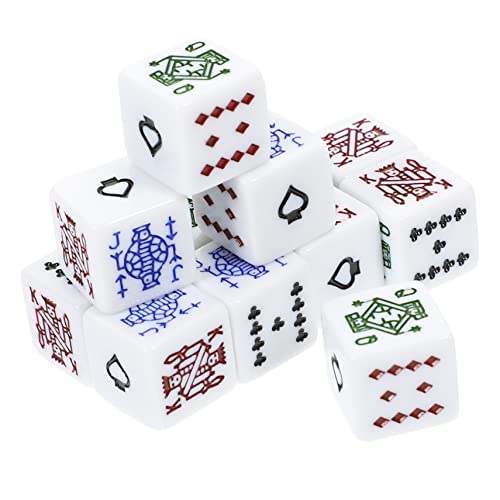 PHENOFICE 12stücke Teiliges Set Aus Tragbaren Verschleißfesten Und Lustigen Spielwürfeln Zubehör Für Partys Und Geburtstagsspiele Aus Hochwertigem Acryl PHENOFICE 12stücke Teiliges Set Aus Tragbaren Verschleißfesten Und Lustigen Spielwürfeln Zubehör Für Partys Und Geburtstagsspiele Aus Hochwertigem Acryl von PHENOFICE