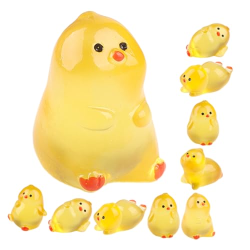 PHENOFICE 15 Stück Leuchtende Kleine Fette Hühner Gartenfigur, Einzigartige Dekoration, Tischdekoration, Kükenfiguren, Kükenfigur, Leuchtende Mini Küken, Tisch Minifigur, Mini Harzküken, PHENOFICE 15 Stück Leuchtende Kleine Fette Hühner Gartenfigur, Einzigartige Dekoration, Tischdekoration, Kükenfiguren, Kükenfigur, Leuchtende Mini Küken, Tisch Minifigur, Mini Harzküken, von PHENOFICE