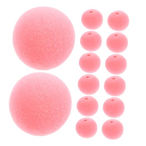 PHENOFICE Schwamm-Clown-nasen-Set 15-teilig Mini-Clown-nasen-Requisiten Cosplay-zubehör Für Halloween-Partys von PHENOFICE