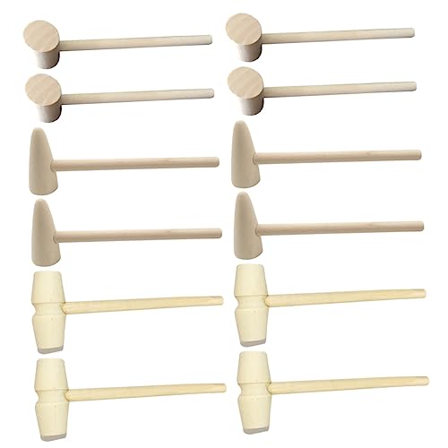 PHENOFICE Kinder Mini Holzschlägel Spielzeug Set 15tlg Jungen Und Mädchen Spielzeug Mädchen Spielzeug Schlägel Zum Spielen von PHENOFICE
