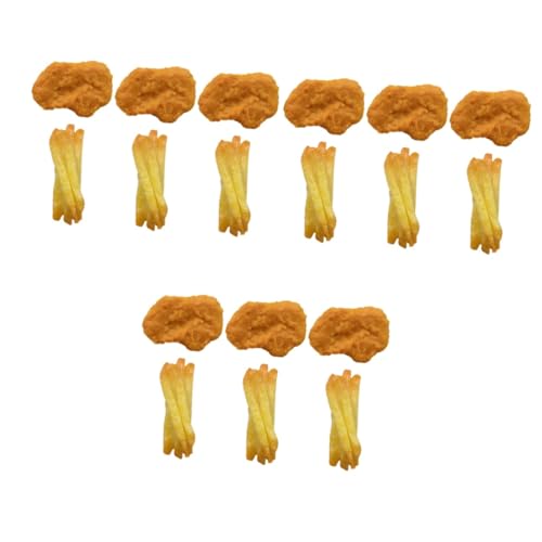 PHENOFICE 18 Teiliges Spielessen Für Kleinkinder, Spielzeugküchenzubehör, Kleinkind Spielessen, Pommes Frites, Modell Puppenessen, Künstliches Essen, Realistisches Essen Für Die Spielküche, PHENOFICE 18 Teiliges Spielessen Für Kleinkinder, Spielzeugküchenzubehör, Kleinkind Spielessen, Pommes Frites, Modell Puppenessen, Künstliches Essen, Realistisches Essen Für Die Spielküche, von PHENOFICE