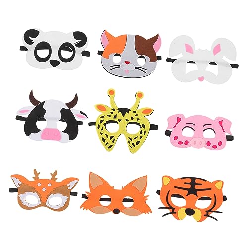 PHENOFICE 18Pcs Kindertag Maske Set Tiermasken Dekorative Tiermaske Filz Fish Tiermaske Party Maske Animal Cosplay Masken Party Cosplay Animal Mask Cosplay Supply Kinder Tiermaske PHENOFICE 18Pcs Kindertag Maske Set Tiermasken Dekorative Tiermaske Filz Fish Tiermaske Party Maske Animal Cosplay Masken Party Cosplay Animal Mask Cosplay Supply Kinder Tiermaske von PHENOFICE