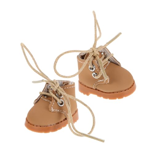 PHENOFICE 1Paar Puppenschuhe Niedliche Puppenschuhe mit Verstellbaren Schnürsenkeln für Puppenausstellungen und Fotografie Proportioniert PHENOFICE 1Paar Puppenschuhe Niedliche Puppenschuhe mit Verstellbaren Schnürsenkeln für Puppenausstellungen und Fotografie Proportioniert von PHENOFICE