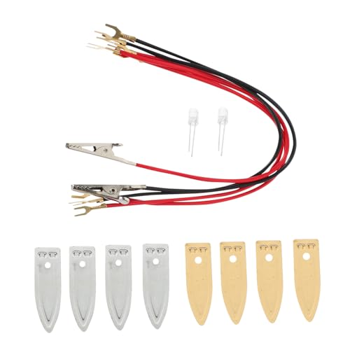 PHENOFICE 1Satz DIY Obstbatterie Experimentier für Schüler Bildungsfruchtbatterie Kit für Kreative Wissenschaftsprojekte Einfache Stromerzeugung mit Früchten und Kartoffeln von PHENOFICE