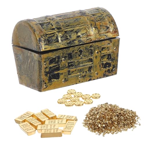 PHENOFICE 1Satz Miniatur Piratenzubehör Miniaturmünzen und Barren Puppenhaus Dekoration für Kreative Szenen Langlebige Legierungsmaterialien für Sammler PHENOFICE 1Satz Miniatur Piratenzubehör Miniaturmünzen und Barren Puppenhaus Dekoration für Kreative Szenen Langlebige Legierungsmaterialien für Sammler von PHENOFICE