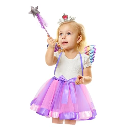 PHENOFICE 1Satz Schmetterling Kostüm für Teiliges Outfit mit Flügeln Tutu Rock und Verstellbaren Trägern für Partys und Rollenspiele für Verkleidungen und Bequem PHENOFICE 1Satz Schmetterling Kostüm für Teiliges Outfit mit Flügeln Tutu Rock und Verstellbaren Trägern für Partys und Rollenspiele für Verkleidungen und Bequem von PHENOFICE