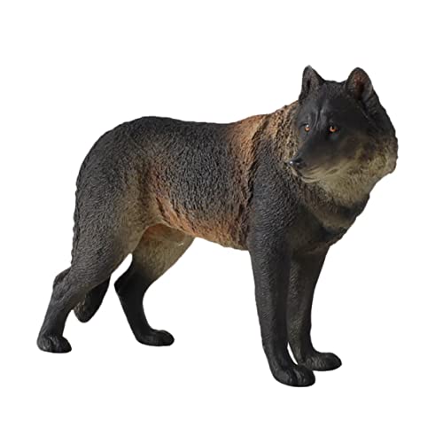 PHENOFICE 1stück Wolf Modell Spielzeug Realistisches Wildtier Figurine Für Dekoration Und Lehrmittel Kunststoff Langlebig Und Farbecht Für Foto-Requisiten Und Wildtierbildung PHENOFICE 1stück Wolf Modell Spielzeug Realistisches Wildtier Figurine Für Dekoration Und Lehrmittel Kunststoff Langlebig Und Farbecht Für Foto-Requisiten Und Wildtierbildung von PHENOFICE