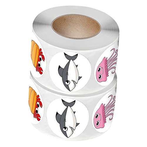PHENOFICE 2 Rollen Aufkleber Meeres Tier Thema Etiketten Selbstklebend für Belohnungen und Bastelarbeiten PHENOFICE 2 Rollen Aufkleber Meeres Tier Thema Etiketten Selbstklebend für Belohnungen und Bastelarbeiten von PHENOFICE