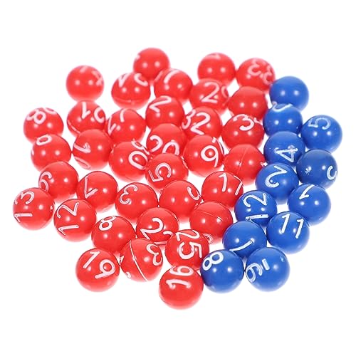 PHENOFICE 2 Sets Bälle Partyspielbälle Requisitenbälle Für Unterhaltung Tombola Ziehungsbälle Aktivitätsbälle Plastikbälle Partybälle von PHENOFICE