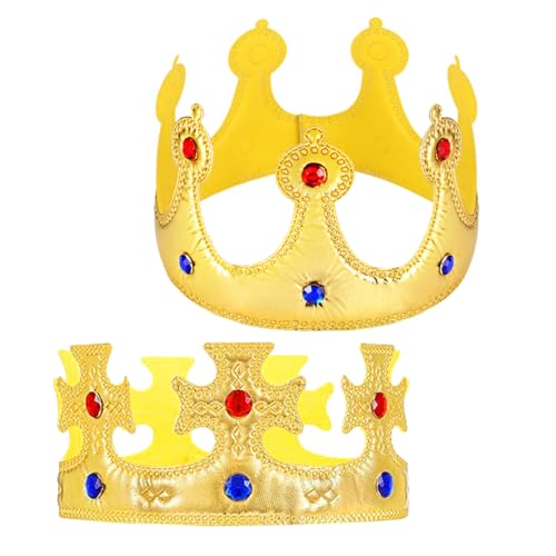 PHENOFICE Halloween-geburtstagshut Für Kinder 2-teilige Krone Für Erwachsene Und Kinder Bequem Weich Foto-requisiten Kostümparty-kopfbedeckung PHENOFICE Halloween-geburtstagshut Für Kinder 2-teilige Krone Für Erwachsene Und Kinder Bequem Weich Foto-requisiten Kostümparty-kopfbedeckung von PHENOFICE