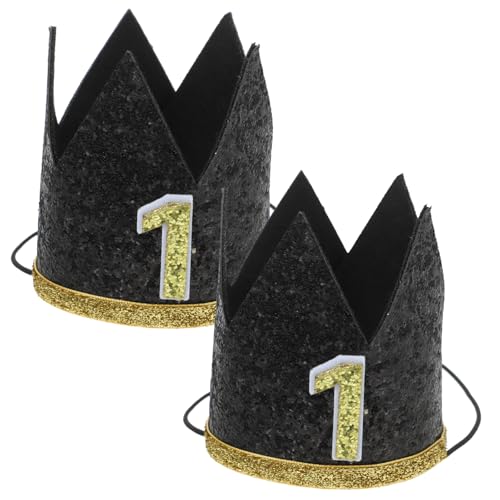 PHENOFICE 2 Stück Kronenhut Zum 1. Geburtstag Für Jungen, Zahlen, Haarschmuck, Partydekorationen, 1. Krone, Kopfbedeckung, Partyhüte Für Kinder, Party Requisite, Geburtstagspartyhut, PHENOFICE 2 Stück Kronenhut Zum 1. Geburtstag Für Jungen, Zahlen, Haarschmuck, Partydekorationen, 1. Krone, Kopfbedeckung, Partyhüte Für Kinder, Party Requisite, Geburtstagspartyhut, von PHENOFICE
