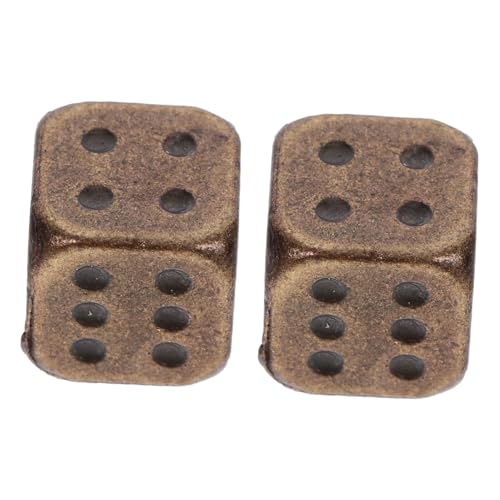 PHENOFICE 2 Stück Metallwürfel Standard Spielwürfel Klassenzimmer Spielwürfel Partywürfel Party Requisiten Brettspielzubehör Partyspielwürfel Polyedrische Würfel Zahlenwürfel PHENOFICE 2 Stück Metallwürfel Standard Spielwürfel Klassenzimmer Spielwürfel Partywürfel Party Requisiten Brettspielzubehör Partyspielwürfel Polyedrische Würfel Zahlenwürfel von PHENOFICE