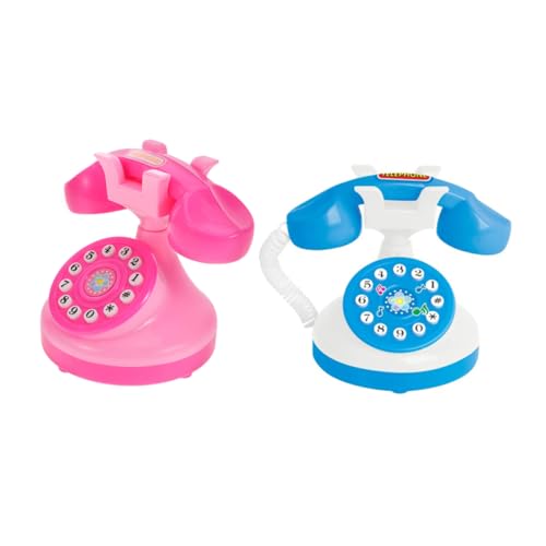 PHENOFICE Interaktives Kleinkindspielzeug Kindertelefon Mädchen Lernendes Pädagogisches Mini-telefonspielzeug Einzigartiges Aussehen Für Kleinkinder von PHENOFICE