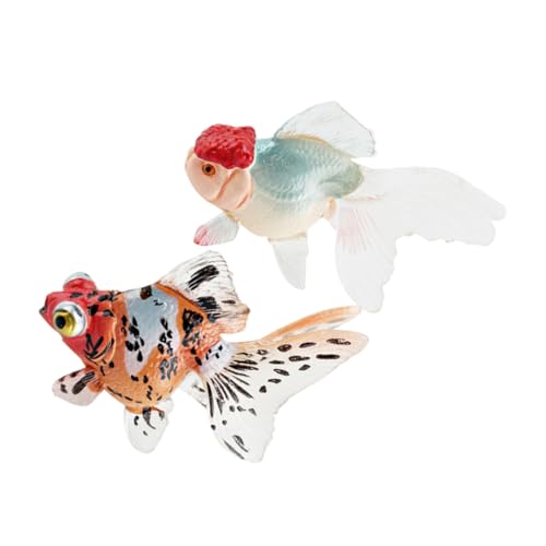 PHENOFICE 2 Stück Modell, Requisite, Realistische Figuren, Künstliches Fisch Modell, Fisch Ornament, Simuliertes Fisch Modell, Tierfigur, Erkennungsmodell, Kleine Fisch Figuren von PHENOFICE