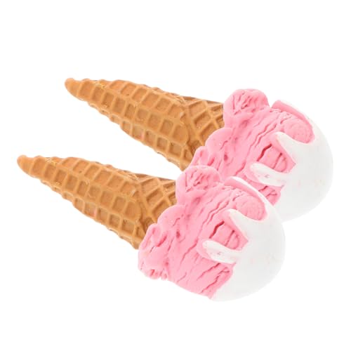 PHENOFICE 2 Stück Realistische Eiswaffel Deko Modelle Lebensechte Künstliche Eistüten für Partydekoration Shop Displays und Fotografie Versatile Deko für Anlässe PHENOFICE 2 Stück Realistische Eiswaffel Deko Modelle Lebensechte Künstliche Eistüten für Partydekoration Shop Displays und Fotografie Versatile Deko für Anlässe von PHENOFICE