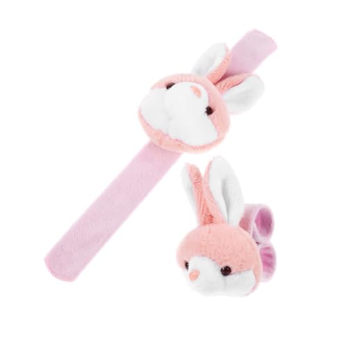 PHENOFICE 2 Stück Simulations-kaninchen-armband Plüsch Kaninchen Ausgestopft Ohrfeigenarmbänder Zur Dekoration Animal Slap Band Slap -band Gefülltes Armbandspielzeug Pp Baumwolle Rosa PHENOFICE 2 Stück Simulations-kaninchen-armband Plüsch Kaninchen Ausgestopft Ohrfeigenarmbänder Zur Dekoration Animal Slap Band Slap -band Gefülltes Armbandspielzeug Pp Baumwolle Rosa von PHENOFICE