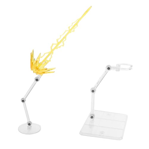 PHENOFICE 2 Stück Stabile Action-Figuren-Display-Halter Mit Basis, Action-Figuren-stützständer Mit Spezialeffekt-Werkzeug Zur Verbesserung des Display-effekts PHENOFICE 2 Stück Stabile Action-Figuren-Display-Halter Mit Basis, Action-Figuren-stützständer Mit Spezialeffekt-Werkzeug Zur Verbesserung des Display-effekts von PHENOFICE