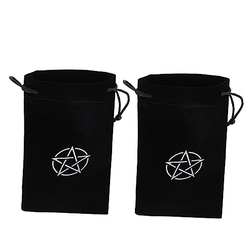 PHENOFICE 2 Stück Tarot Karten Aufbewahrungstasche Kordelzugbeutel für Tarotkarten Strapazierfähiges Material für Tarotliebhaber PHENOFICE 2 Stück Tarot Karten Aufbewahrungstasche Kordelzugbeutel für Tarotkarten Strapazierfähiges Material für Tarotliebhaber von PHENOFICE