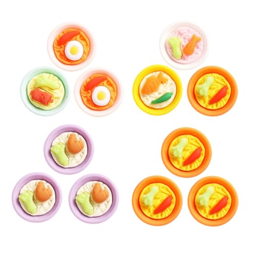 PHENOFICE 20 Stück Simulierte Essbare Spielzeugnudeln, Mini Nudel Set, Puppenhaus Essen, Miniatur Nudeln, Mini Nudel Ornament, Kleines Essen, Kleine Snack Dekoration, Winzige Simulierte PHENOFICE 20 Stück Simulierte Essbare Spielzeugnudeln, Mini Nudel Set, Puppenhaus Essen, Miniatur Nudeln, Mini Nudel Ornament, Kleines Essen, Kleine Snack Dekoration, Winzige Simulierte von PHENOFICE