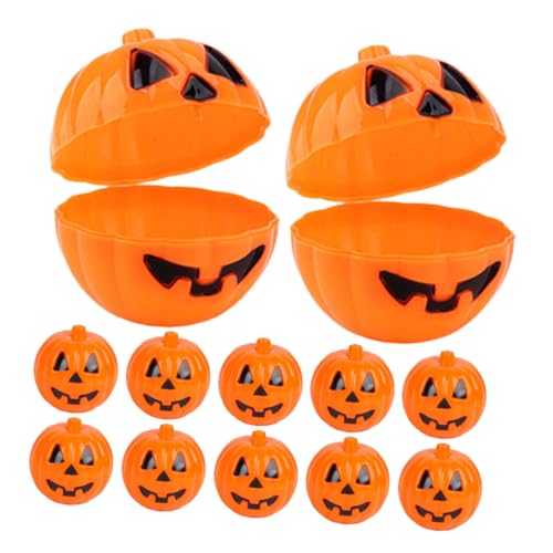 PHENOFICE 24pcs Kürbis Eimer Halloween Süßigkeiten Lagerung Box Fillable Kürbis Süßigkeiten Schüssel Halloween Kürbis Set Lagerung Box von PHENOFICE