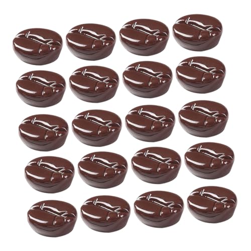PHENOFICE 25Stücke Künstliche Kaffeebohnen Dekoration für Selbstgemacht Projekte Lebensmittelechte Simulation von Kaffeebohnen für Bastelarbeiten und Tischdekoration PHENOFICE 25Stücke Künstliche Kaffeebohnen Dekoration für Selbstgemacht Projekte Lebensmittelechte Simulation von Kaffeebohnen für Bastelarbeiten und Tischdekoration von PHENOFICE