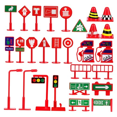 PHENOFICE 28Stücke Mini Verkehrszeichen Teiliges Straßenschild für Lehrmittel zur Verkehrssicherheit Robuste und Sichere Materialien für Frühe Bildung und Kreatives PHENOFICE 28Stücke Mini Verkehrszeichen Teiliges Straßenschild für Lehrmittel zur Verkehrssicherheit Robuste und Sichere Materialien für Frühe Bildung und Kreatives von PHENOFICE