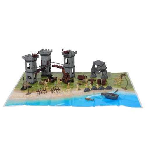 PHENOFICE 293-teiliges Piratenarmee-Spielset: Kleine Militärmodelle aus Kunststoff mit Bauzubehör – Zusammenbau-Spielzeugmodell für Kinder und Sammler PHENOFICE 293-teiliges Piratenarmee-Spielset: Kleine Militärmodelle aus Kunststoff mit Bauzubehör – Zusammenbau-Spielzeugmodell für Kinder und Sammler von PHENOFICE