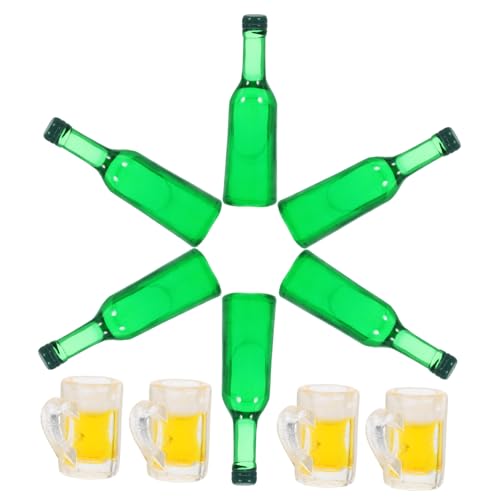 PHENOFICE Realistisches Mini-Set – Dekorative Bierkrüge Für Miniaturhäuser Und Foto-Requisiten von PHENOFICE