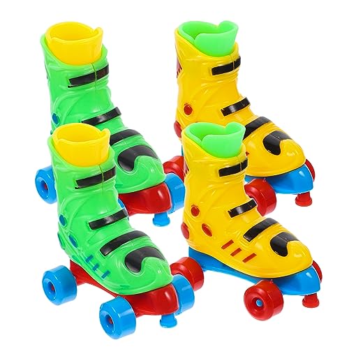 PHENOFICE 2Paar Fingerschlittschuhe Tragbare Fingerspielzeuge Dekompression und Simulation von Rollschuhen für Teenager Zufällige Farben PHENOFICE 2Paar Fingerschlittschuhe Tragbare Fingerspielzeuge Dekompression und Simulation von Rollschuhen für Teenager Zufällige Farben von PHENOFICE