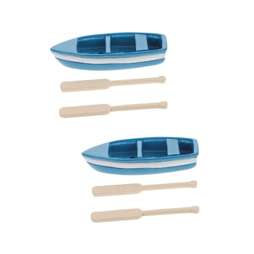 PHENOFICE 2St Paddel-Modell Miniaturschiff Boot Miniaturdekoration Sommerdeko Mini-Fischen Figur Bonsaischalen-Skulptur Segeln Spielzeug Harzmodell Mikrolandschaftsornament hölzern Blue PHENOFICE 2St Paddel-Modell Miniaturschiff Boot Miniaturdekoration Sommerdeko Mini-Fischen Figur Bonsaischalen-Skulptur Segeln Spielzeug Harzmodell Mikrolandschaftsornament hölzern Blue von PHENOFICE