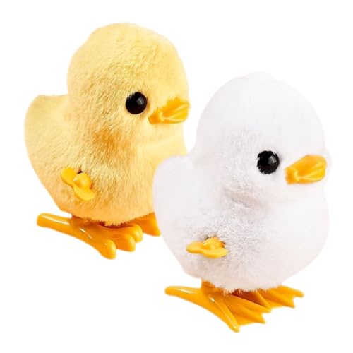 PHENOFICE 2 Stücke Interaktives Aufzieh-Enten-Hühnerspielzeug Jungen und Mädchen Uhrwerk Tierspielzeug Cartoon-Design für Jungen Mädchen Geburtstag PHENOFICE 2 Stücke Interaktives Aufzieh-Enten-Hühnerspielzeug Jungen und Mädchen Uhrwerk Tierspielzeug Cartoon-Design für Jungen Mädchen Geburtstag von PHENOFICE