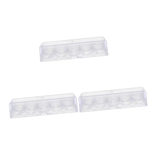 PHENOFICE 3 STK Chip-Rack Chip-Vitrine durchsichtiger Pokerchiphalter Poler-Chips Spielzeug Aufbewahrung Transparente Chipsbox Kleiner Pokerbehälter Chip-Speicherplatte Acryl von PHENOFICE