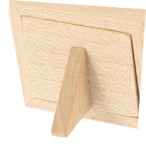 PHENOFICE 3 Stück Miniatur Holz Bilderrahmen Teiliges DIY Fotorahmen für Puppenhaus Deko Unvollendete Holzrahmen für Kreative Bastelprojekte für Miniaturbilder und Modellgestaltung PHENOFICE 3 Stück Miniatur Holz Bilderrahmen Teiliges DIY Fotorahmen für Puppenhaus Deko Unvollendete Holzrahmen für Kreative Bastelprojekte für Miniaturbilder und Modellgestaltung von PHENOFICE