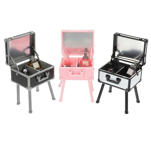 PHENOFICE 3 Stück Miniaturisierte Schminkbox für Puppenhäuser Teiliges und Realistische Kosmetik Dekoration für Miniaturlandschaften und Fotografie Accessoires PHENOFICE 3 Stück Miniaturisierte Schminkbox für Puppenhäuser Teiliges und Realistische Kosmetik Dekoration für Miniaturlandschaften und Fotografie Accessoires von PHENOFICE