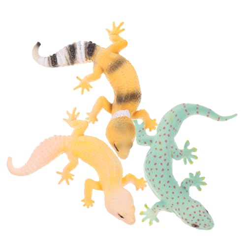 PHENOFICE 3 Stück Tiermodell Spielzeug Reptilienmodell Reptilienfiguren Streich Requisiten Reptilienerkennungsmodell Gecko Dekoration Gecko Figur Tierfiguren Lebensechte Reptilienstatue PHENOFICE 3 Stück Tiermodell Spielzeug Reptilienmodell Reptilienfiguren Streich Requisiten Reptilienerkennungsmodell Gecko Dekoration Gecko Figur Tierfiguren Lebensechte Reptilienstatue von PHENOFICE