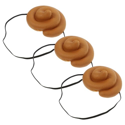 PHENOFICE 3 Teiliges Kothut Spielzeug, Dekorativer Kothut, Kot Stirnband, Lustige Hüte, Cosplay Kostüm Set, Party Kopfbedeckung, Plüschhut, Lustige Simulation, Kotform Hut, Kotspiel Hüte, PHENOFICE 3 Teiliges Kothut Spielzeug, Dekorativer Kothut, Kot Stirnband, Lustige Hüte, Cosplay Kostüm Set, Party Kopfbedeckung, Plüschhut, Lustige Simulation, Kotform Hut, Kotspiel Hüte, von PHENOFICE