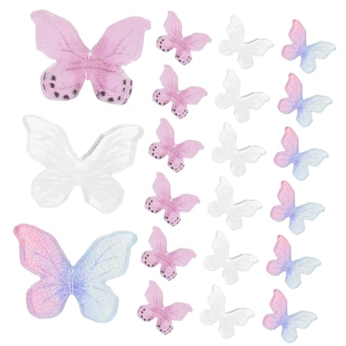 PHENOFICE 30 Stück Mikroharz-Schmetterlinge Mini Schmetterling Deko Puppenhauszubehör Winzige Schmetterlinge Basteln PHENOFICE 30 Stück Mikroharz-Schmetterlinge Mini Schmetterling Deko Puppenhauszubehör Winzige Schmetterlinge Basteln von PHENOFICE