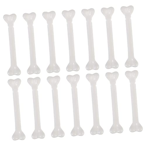 PHENOFICE Plastikknochen Halloween Mini Plastik Knochen Halloween Requisiten Realistische Skelette Für Halloween Deko Partydekoration Und Grusel Events von PHENOFICE
